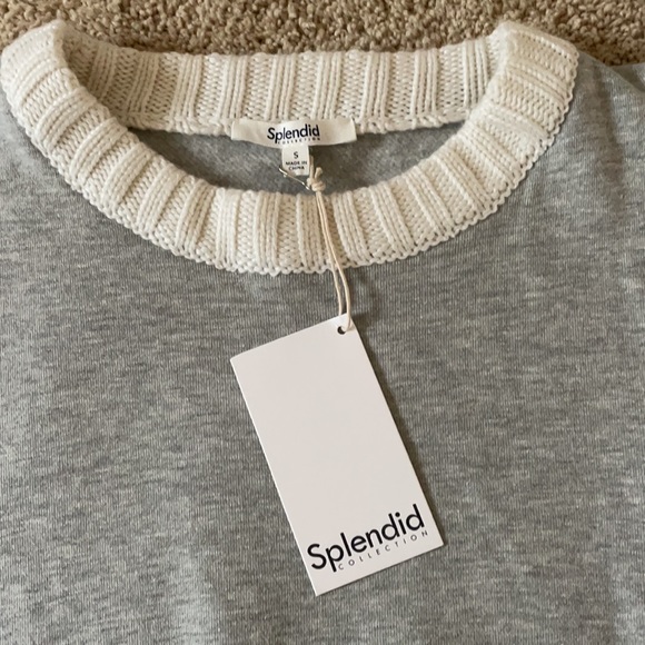 NEW with tags Splendid collection Jackson terry mix sweater size small - Picture 4 of 7